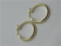 Orecchini Domar Donna Cerchi argento 925 lisci in Argento ORAR-458-280 - ORAR-458-280